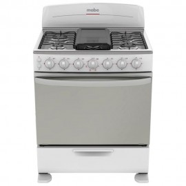 Mabe Estufa de Piso 30” EM7655BI1 - Blanco - Envío Gratuito