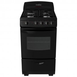 Mabe Estufa de Piso 20” EM5120NN2 - Negro - Envío Gratuito