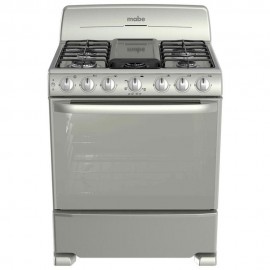 Mabe Estufa de Piso 30” M7655BSIS - Plata - Envío Gratuito