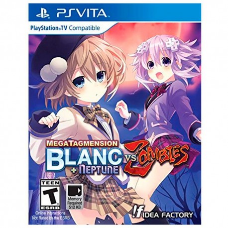 MegaTagmension Blanc mas Neptune VS Zombies PS Vita - Envío Gratuito