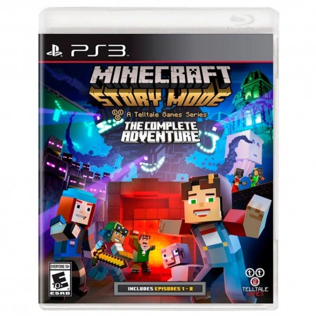 Minecraft  Story Mode The Complete Adventure PS3 - Envío Gratuito