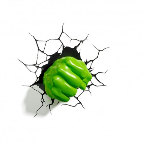 Puño Hulk 3D Lámpara - Envío Gratuito
