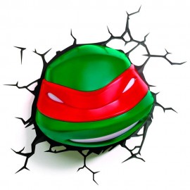 Rafael Lámpara 3D Tortugas Ninja - Envío Gratuito