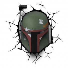 Lámpara de Pared Mini Star Wars Boba fett - Envío Gratuito