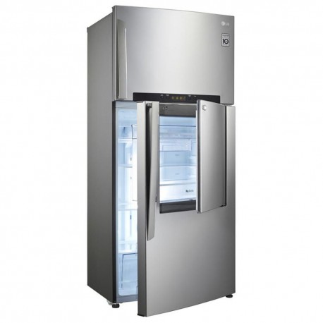 LG Refrigerador 18 Pies³ Multi Air Flow GT50MDP Platinum Silver - Envío Gratuito