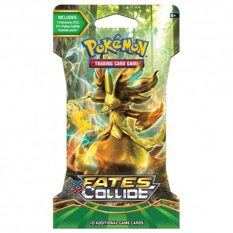 Pokemon Xy Fate Collides Slvd Boos Sleeved Booster 24 - Envío Gratuito