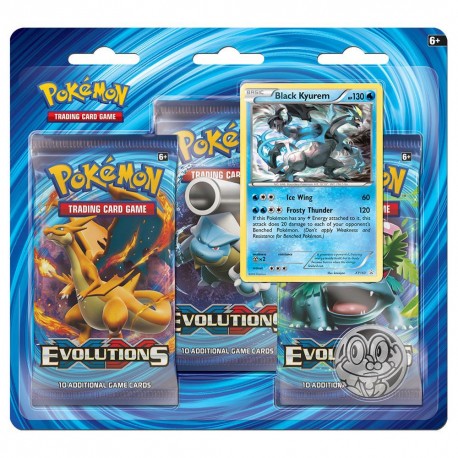 Pokemon Xy Evolution 3pack Boo 3pack Booster Blister 24 - Envío Gratuito