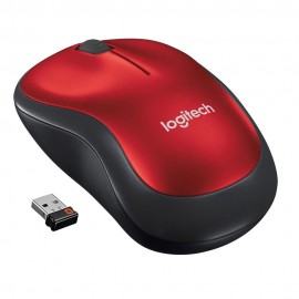 Logitech Mouse M185 Inalámbrico Rojo - Envío Gratuito