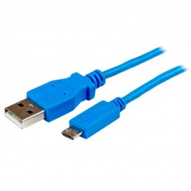 StarTech Cable Micro USB Azul de 1m - Envío Gratuito
