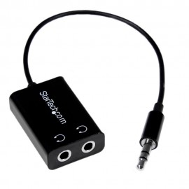 StarTech Adaptador Divisor Splitter Mini Jack 3.5mm - Envío Gratuito