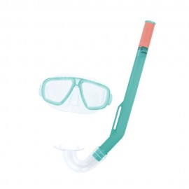 Set de Máscara Visor más Snorkel Bestway 3 a 6 Años Verde - Envío Gratuito