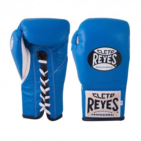 Guantes Profesionales Cleto Reyes Safetec Azul 10 oz - Envío Gratuito