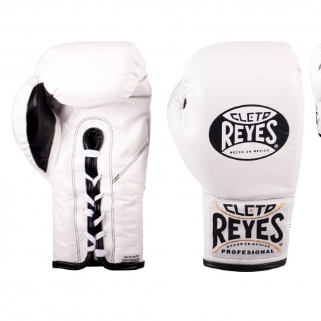 Guantes Profesionales Cleto Reyes Safetec Blanco 8 oz - Envío Gratuito