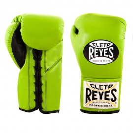 Guantes Profesionales Cleto Reyes Verde Limón 8 oz - Envío Gratuito