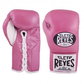 Guantes Profesionales Cleto Reyes Rosa 8 oz - Envío Gratuito