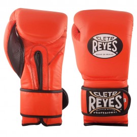 Guantes de Entrenamiento con Velcro Cleto Reyes Naranja 18 oz - Envío Gratuito