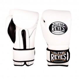 Guantes de Entrenamiento con Velcro Cleto Reyes Blanco 18 oz - Envío Gratuito
