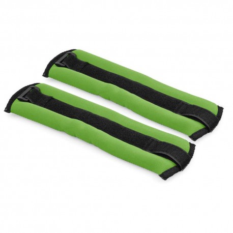 Bodyfit Polainas Muñecas y Tobillos 2 Lb Verde - Envío Gratuito