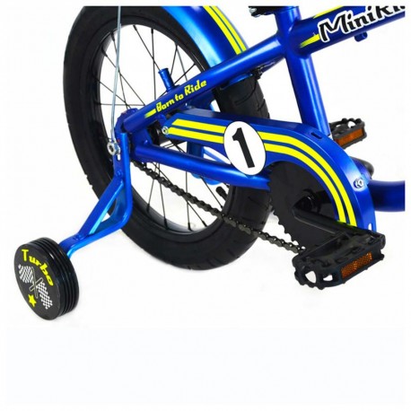 Bicicleta Infantil Turbo Mini Rider R16 Azul